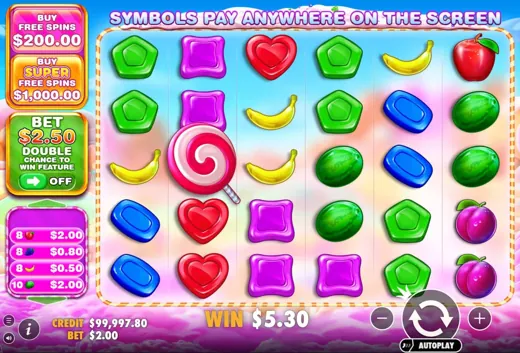 Sweet Bonanza in play